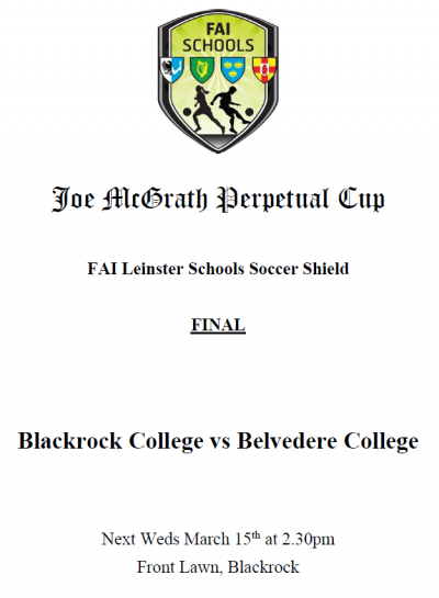 Promo Joe McGrath Perpetual Cup Joe McGrath Perpetual Cup Soccer